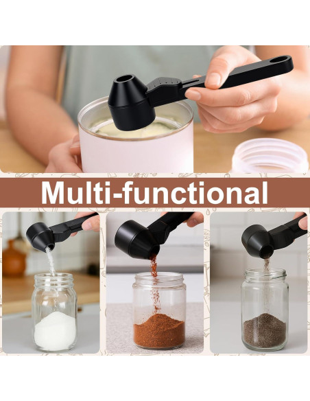 Cucharón y embudo Palksky para cápsulas K reutilizables 30 ml