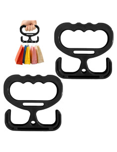 Porta Bolsas de Compras Mimoment Negro - Soporte Resistente 45.36kg