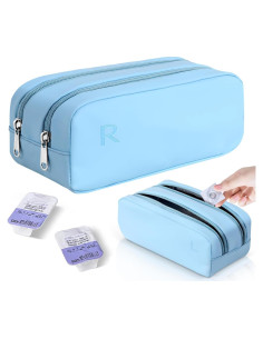 Estuche Organizador de Lentes de Contacto Diario Azul - 100 Lentes