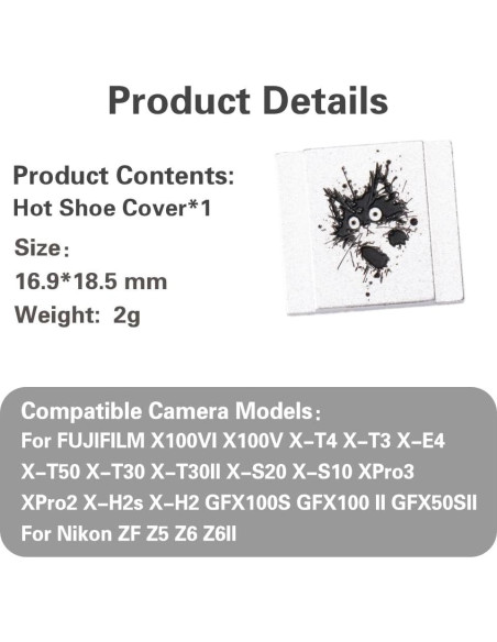 Cubierta de zapata caliente DBZZ para cámara Gato 1.85x0.30cm