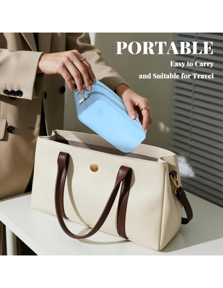 Estuche Organizador de Lentes de Contacto Diario Azul - 100 Lentes