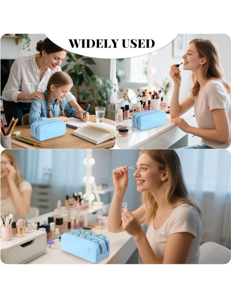 Estuche Organizador de Lentes de Contacto Diario Azul - 100 Lentes