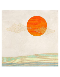 Póster de Arte Fine Art El Sol Sayaka Miko 61x61 cm
