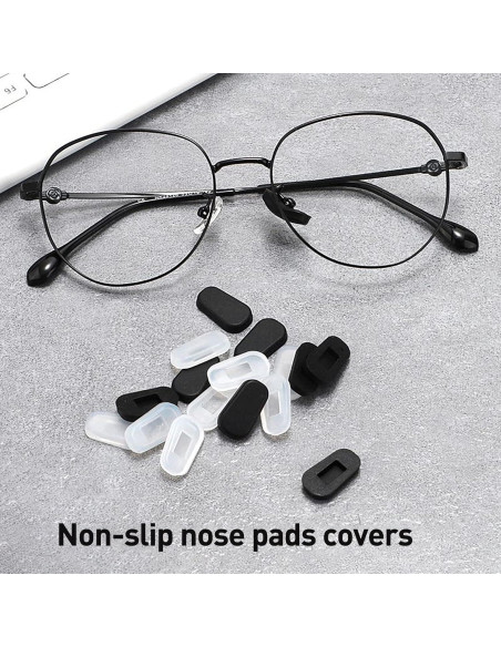 Almohadillas de Silicona para Gafas Gdnmpat 10 Pares Talla L