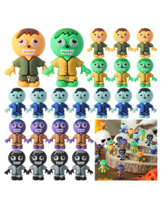 60 Figuras Mini Zombies Halloween VioraWhite 3.5x2 CM