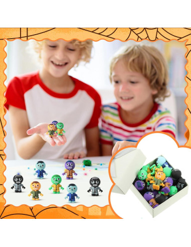60 Figuras Mini Zombies Halloween VioraWhite 3.5x2 CM