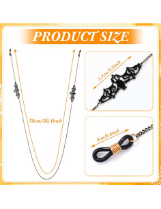 Cadena de Gafas Flutesan 6 Piezas Unisex Estilos Variados 2