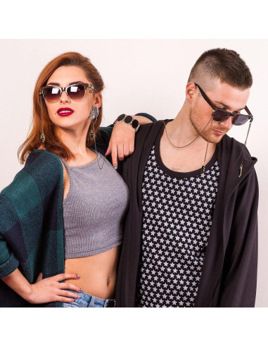 Cadena de Gafas Flutesan 6 Piezas Unisex Estilos Variados