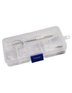Kit de reparación de gafas Motanar con tornillos y almohadillas
