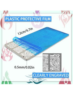 Placas de Estampado de Uñas PH PandaHall 3pcs 54 Patrones 2