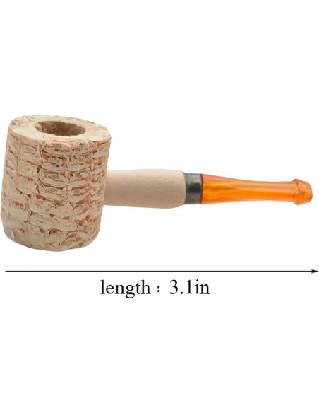 Pipas de Maíz KYSUN - Set de 5 Unidades para Fumar