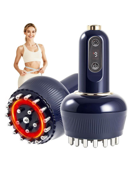 Masajeador Drenaje Linfático Paiaito G05, Anticelulitis, Calor y Vibración