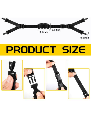 4 Correas de Barbilla Elásticas para Casco Universal BNJZWJJ
