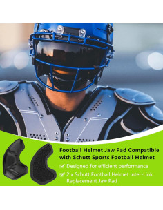 Almohadilla de Mandíbula ArrogantF para Casco Schutt F7 - 3/4'' 2