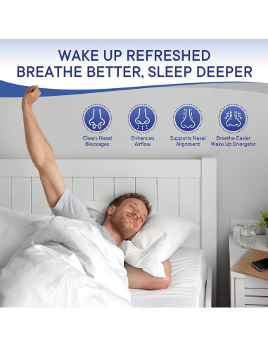 Dispositivos Anti Ronquidos Eovvoe - Paquete de 4 Reutilizables