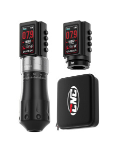 Máquina de Tatuaje Inalámbrica CNC E400 con 2 Baterías 1800mAh