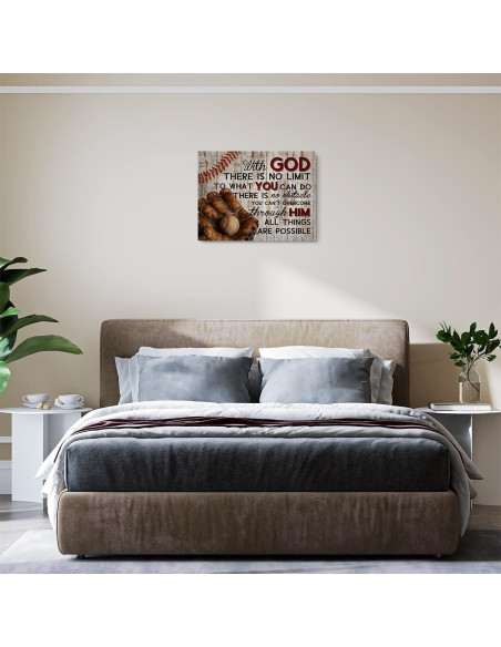 Arte de Pared Lienzo Religioso TBT 15x11.4" Decorativo