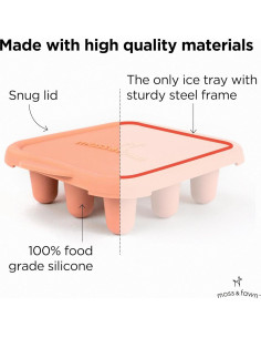 Bandeja de Hielo Moss and Fawn - Silicona para Bebés 8 ml 2