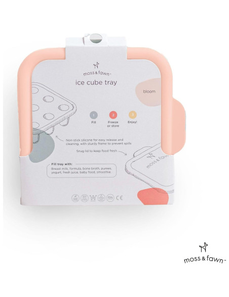 Bandeja de Hielo Moss and Fawn - Silicona para Bebés 8 ml