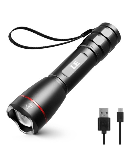 Linterna LED Recargable Lepro LP3000 1000 Lúmenes Impermeable