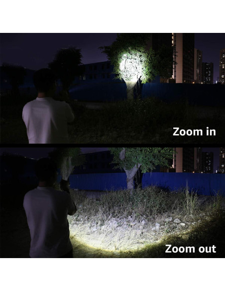 Linterna LED Recargable Lepro LP3000 1000 Lúmenes Impermeable