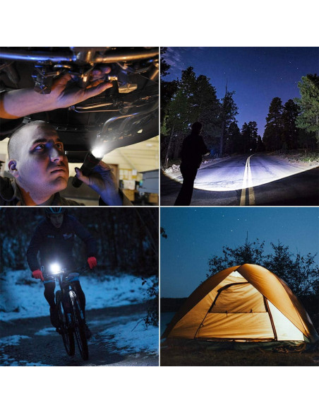 Linterna LED Recargable Lepro LP3000 1000 Lúmenes Impermeable