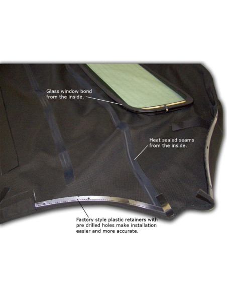 Techo Convertible Audi TT 2000-2006 Sierra Auto Negro Stayfast