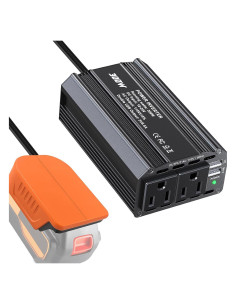 Inversor de Potencia 300W Black & Decker 20V a 110V con USB