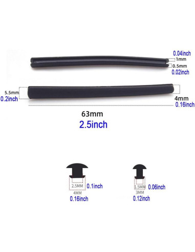 Piezas de Funda de Punta de Gafas Janky Silicona Antideslizante