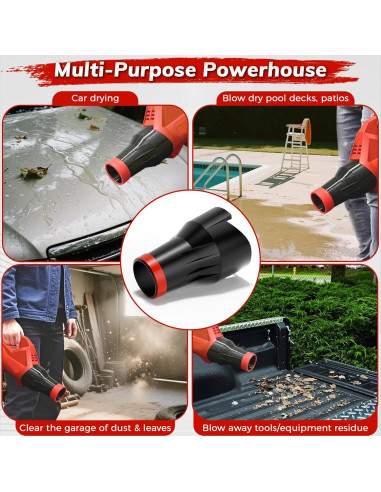 Boquilla de Soplador Zelvoro para Milwaukee M18 - Secado Rápido