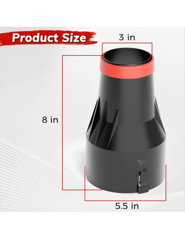 Boquilla de Soplador Zelvoro para Milwaukee M18 - Secado Rápido