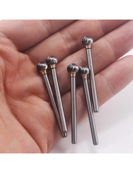 Juego de Fresas de Bola de Carburo Tungsteno 6mm Luo ke - 5 Pcs