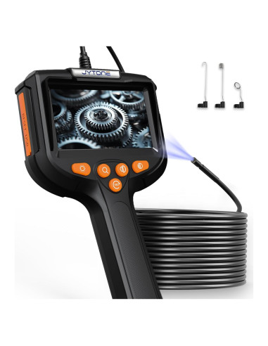Cámara Endoscópica JYTONE 4.3" HD, 5.5mm Impermeable, 2m