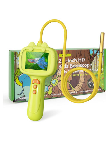 Cámara de Endoscopio Recargable para Niños G21 Verde Pale