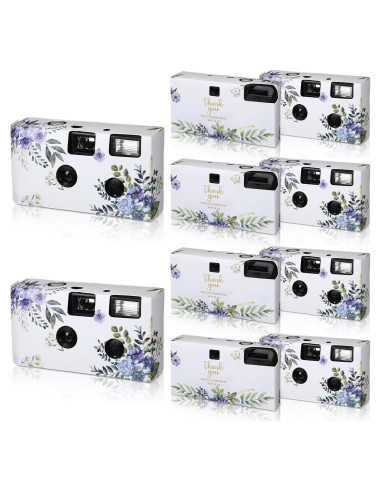 Paquete de 10 Cámaras Desechables Kanayu Amapola Azul 35mm