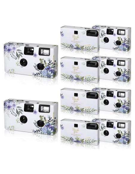 Paquete de 10 Cámaras Desechables Kanayu Amapola Azul 35mm