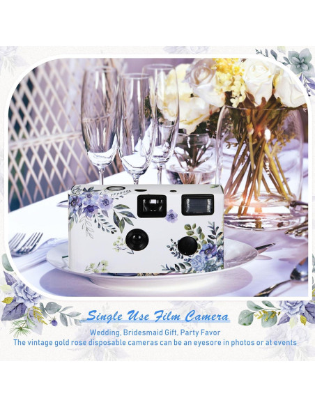 Paquete de 10 Cámaras Desechables Kanayu Amapola Azul 35mm