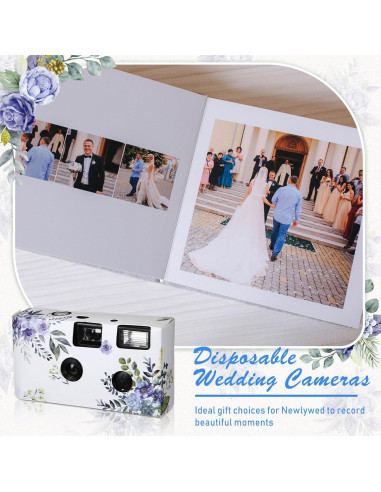 Paquete de 10 Cámaras Desechables Kanayu Amapola Azul 35mm