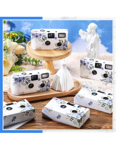 Paquete de 10 Cámaras Desechables Kanayu Amapola Azul 35mm