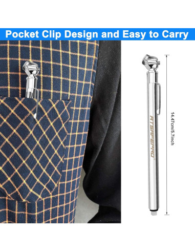 Medidor de Presión de Neumáticos ATsafepro (Paquete de 10)