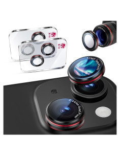 Protector de Lente de Cámara X-it para iPhone 15/14 Plus - 2 Pack