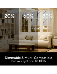 Interruptor Regulador Inteligente U-tec 3 Vías WiFi 2.4GHz 2