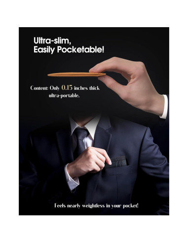 Billetera Slim de Cuero Italiano Minimalista con Bloqueo RFID