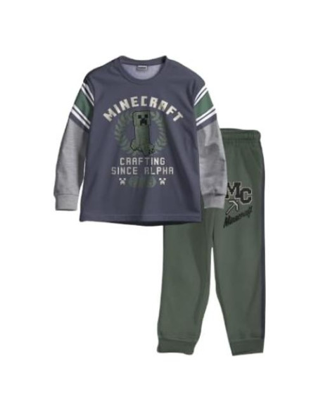 Conjunto de Ropa Minecraft para Niños - Camiseta y Jogger