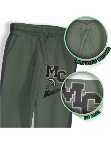 Conjunto de Ropa Minecraft para Niños - Camiseta y Jogger