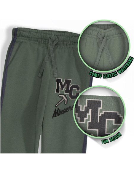 Conjunto de Ropa Minecraft para Niños - Camiseta y Jogger