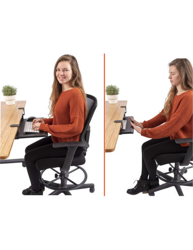 Soporte de Escritorio Compacto S Stand Up Desk Store Negro