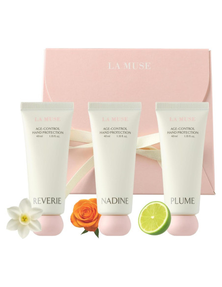Crema de Manos Antienvejecimiento LA MUSE - Set de 3 Fragancias