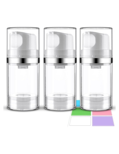 Set de 3 Botellas de Bomba Sin Aire Decorniqu 50ml