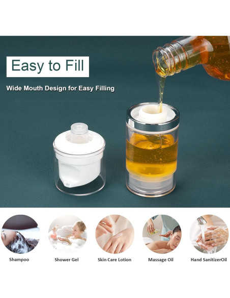 Set de 3 Botellas de Bomba Sin Aire Decorniqu 50ml